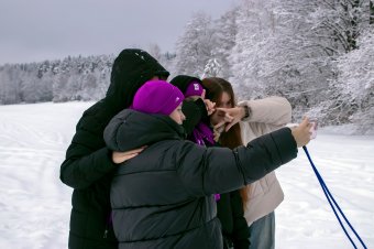 Зимняя смена в Ленинградской области: Фотография